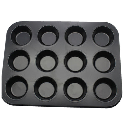 12 Hole Cupcake Tray, Muffin Pan non stick cupcake baking pan kitchen utensil